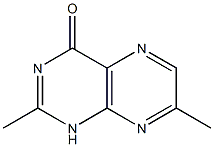 4(1H)-Pteridinone,2,7-dimethyl-(9CI) 结构式