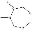 1,3,5-Dioxazepin-6(7H)-one,dihydro-5-methyl-(9CI) 结构式