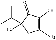 2-Cyclopenten-1-one,3-amino-2,5-dihydroxy-5-(1-methylethyl)-(9CI) 结构式