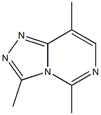 1,2,4-Triazolo[4,3-c]pyrimidine,3,5,8-trimethyl-(9CI) 结构式