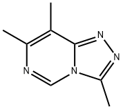 1,2,4-Triazolo[4,3-c]pyrimidine,3,7,8-trimethyl-(9CI) 结构式