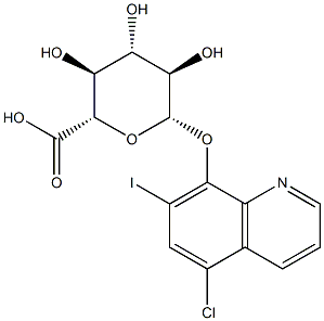 clioquinol glucuronide 结构式