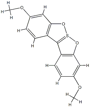 3,9-Dimethoxy[1,2]benzoxathiolo[2,3-b][1,2]benzoxathiole-6-SIV 结构式