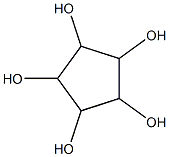 Cyclopentane-1α,2α,3α,4α,5α-pentol 结构式