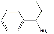 1-(3-吡啶基)-2-甲基-1-丙胺 结构式
