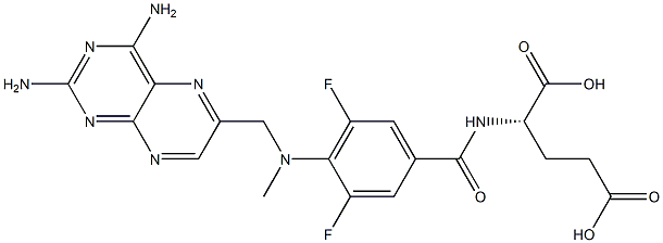 3',5'-difluoromethotrexate 结构式