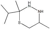 2H-1,3,4-Thiadiazine,tetrahydro-2,5-dimethyl-2-(1-methylethyl)-(9CI) 结构式