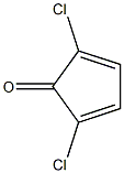 2,4-Cyclopentadien-1-one,2,5-dichloro-(9CI) 结构式