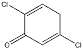 2,5-Cyclohexadien-1-one,2,5-dichloro-(9CI) 结构式