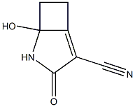 2-Azabicyclo[3.2.0]hept-4-ene-4-carbonitrile,1-hydroxy-3-oxo-(9CI) 结构式