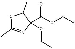 4-Oxazolecarboxylicacid,4-ethoxy-4,5-dihydro-2,5-dimethyl-,ethylester(9CI) 结构式