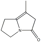 3H-Pyrrolizin-3-one,2,5,6,7-tetrahydro-1-methyl-(9CI) 结构式