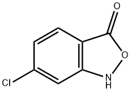 6-氯苯并[C]异恶唑-3(1H)-酮 结构式