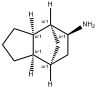 4,7-Methano-1H-inden-5-amine,octahydro-,(3aR,4S,5S,7S,7aR)-rel-(9CI) 结构式
