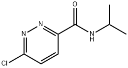 6-chloro-pyridazine-3-carboxylic acid isopropylamine 结构式