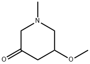 5-甲氧基-1-甲基-3-哌啶酮 结构式