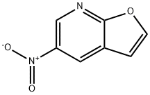 5-硝基呋喃[2,3-B]吡啶 结构式