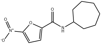 2-Furancarboxamide,N-cycloheptyl-5-nitro-(9CI) 结构式