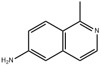 6-氨基-1-甲基异喹啉 结构式