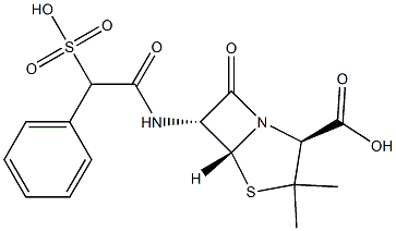 Sulbenicillin 结构式