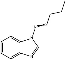 1H-Benzimidazol-1-amine,N-butylidene-(9CI) 结构式