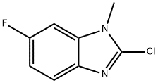 1H-Benzimidazole,2-chloro-6-fluoro-1-methyl-(9CI) 结构式