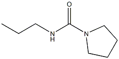 1-Pyrrolidinecarboxamide,N-propyl-(9CI) 结构式