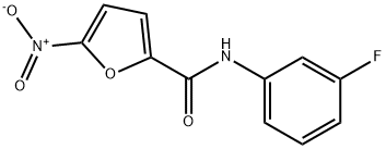 2-Furancarboxamide,N-(3-fluorophenyl)-5-nitro-(9CI) 结构式