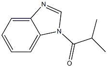 1H-Benzimidazole,1-(2-methyl-1-oxopropyl)-(9CI) 结构式