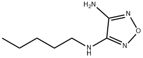 1,2,5-Oxadiazole-3,4-diamine,N-pentyl-(9CI) 结构式