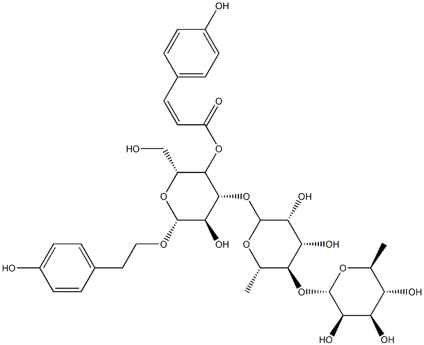 CIS-紫荆女贞苷B 结构式