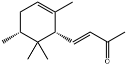 (E)-4-(2,5β,6,6-Tetramethyl-2-cyclohexene-1β-yl)-3-butene-2-one 结构式