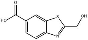 6-Benzothiazolecarboxylicacid,2-(hydroxymethyl)-(9CI) 结构式