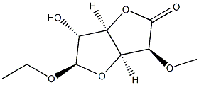 ba-D-Glucofuranosiduronic acid, ethyl 5-O-methyl-, gamma-lactone (9CI) 结构式