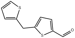 5-(2-噻吩甲基)-2-噻吩甲醛 结构式