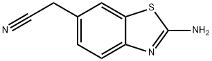 2-氨基-6-乙氰苯并噻唑 结构式