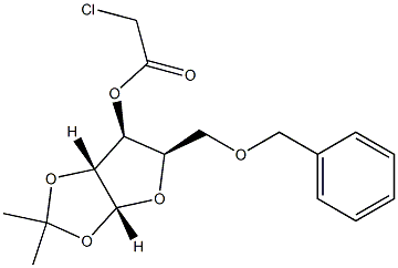 CHLOROACETIC ACID 5-BENZYLOXYMETHYL-2,2- 结构式