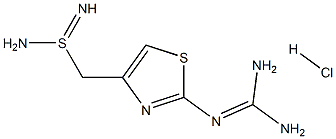 S-[(2-胍基-4-噻唑)甲基]异硫脲 盐酸盐 结构式