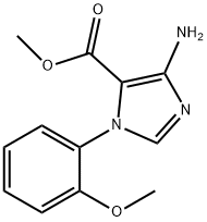 methyl 4-amino-1-(2-methoxyphenyl)-1H-imidazole-5-carboxylate 结构式