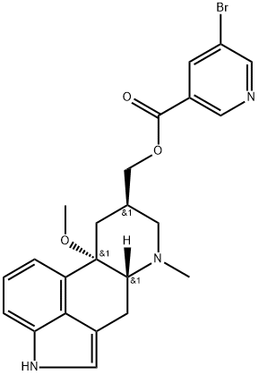 1-去甲基尼麦角林 结构式