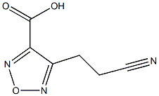 1,2,5-Oxadiazole-3-carboxylicacid,4-(2-cyanoethyl)-(9CI) 结构式