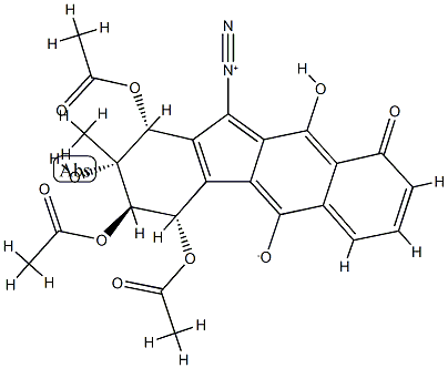 醌那霉素 C 结构式