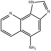 1H-Imidazo[4,5-h]quinolin-5-amine(9CI) 结构式
