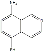 5-Isoquinolinethiol,8-amino-(9CI) 结构式