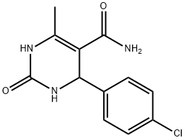 5-Pyrimidinecarboxamide,4-(4-chlorophenyl)-1,2,3,4-tetrahydro-6-methyl-2-oxo-(9CI) 结构式