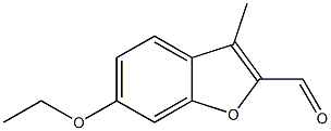 2-Benzofurancarboxaldehyde,6-ethoxy-3-methyl-(9CI) 结构式
