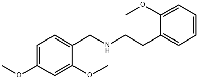 N-(2,4-dimethoxybenzyl)-2-(2-methoxyphenyl)ethanamine 结构式