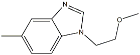 1H-Benzimidazole,1-(2-methoxyethyl)-5-methyl-(9CI) 结构式