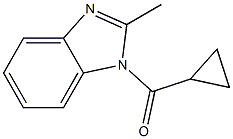 1H-Benzimidazole,1-(cyclopropylcarbonyl)-2-methyl-(9CI) 结构式