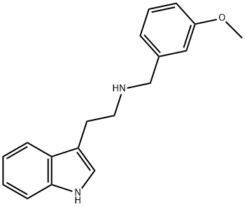 2-(1H-indol-3-yl)-N-(3-methoxybenzyl)ethanamine(SALTDATA: HBr) 结构式